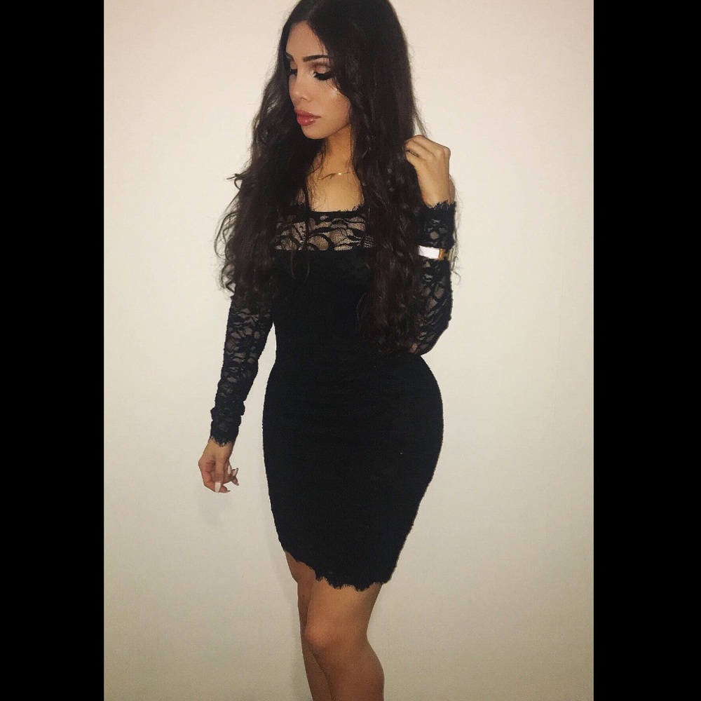 Lace Black Dress 🖤